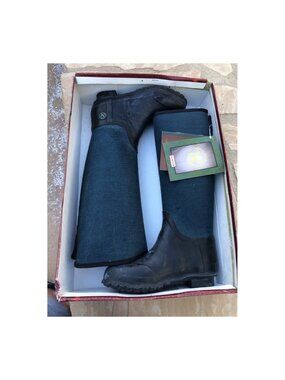 Hunter Lady N Tall Rubber Rain Boots Navy Blue Womens 5 EU 37